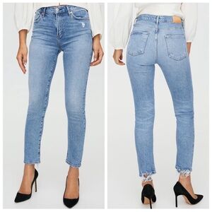 Citizens of Humanity Harlow Ankle High Rise Slim Light Blue Wash Jeans